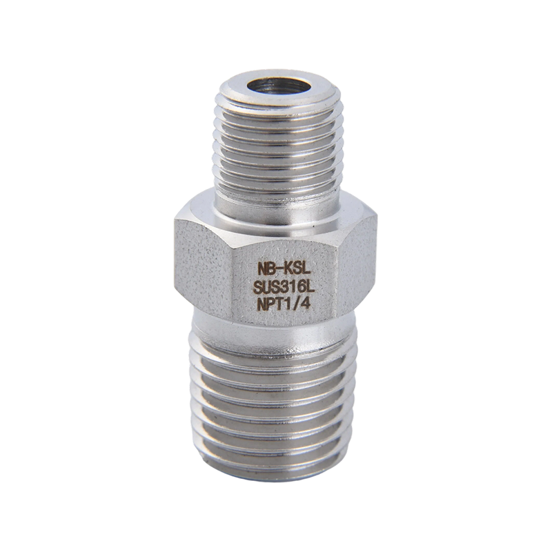 สแตนเลส 316L ลดขั้วต่อเกลียวภายนอกคู่